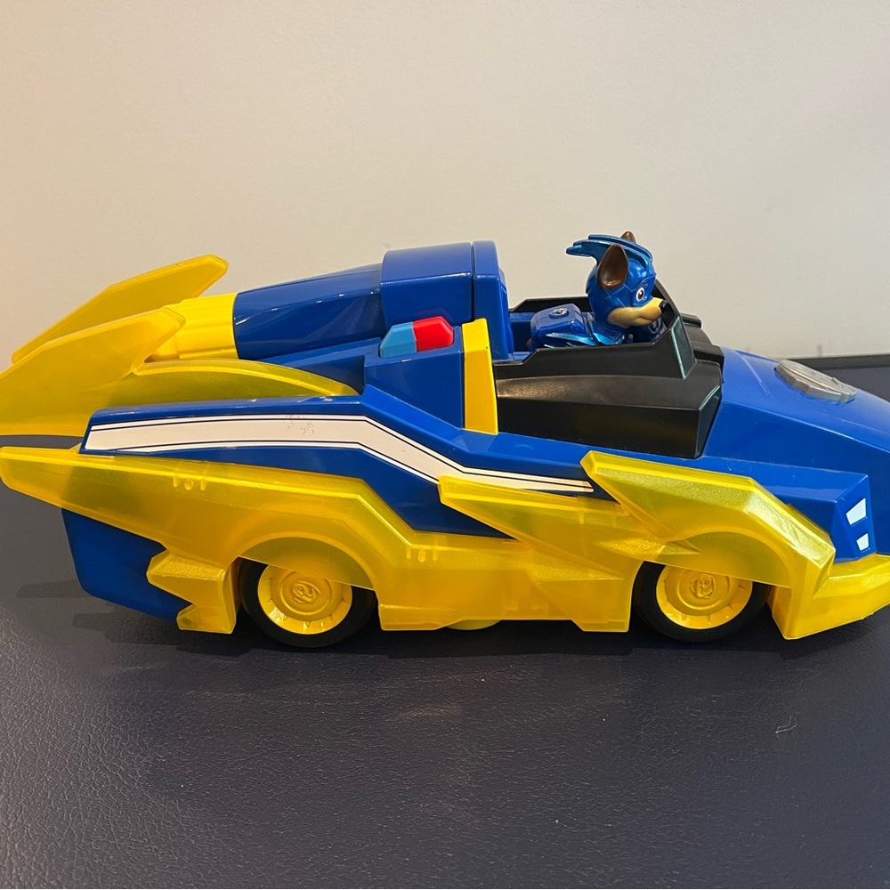 Paw Patrol Blue and Yellow Chase Vehicle